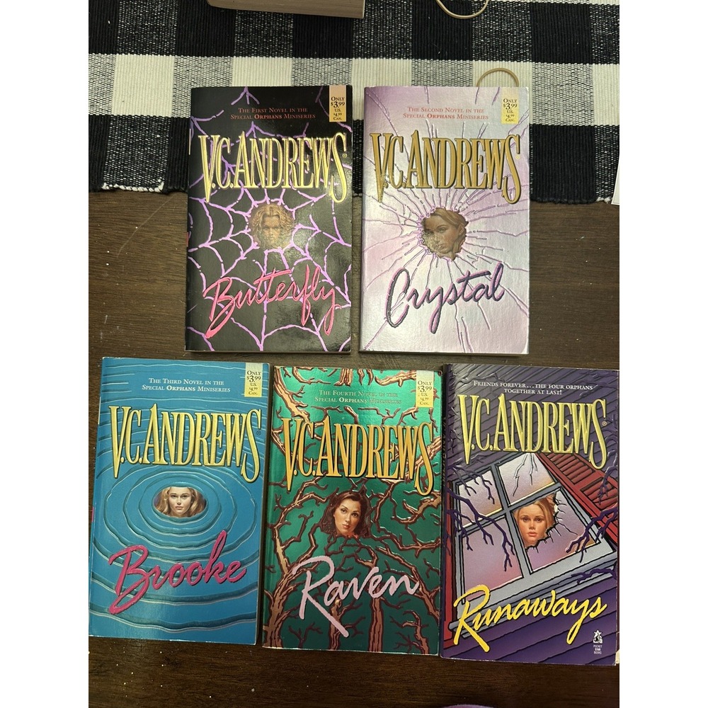 V.C. Andrews Orphans Mini Series Lot Of 5 Paperback Books
